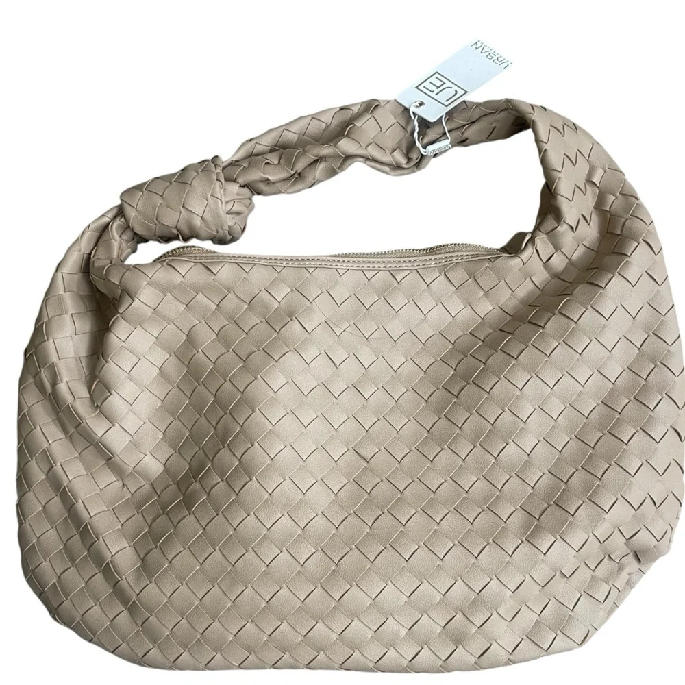 Urban Expressions Ivory faux-Leather Bag NWT shoulder Tote NWT Hobo‎ Festival